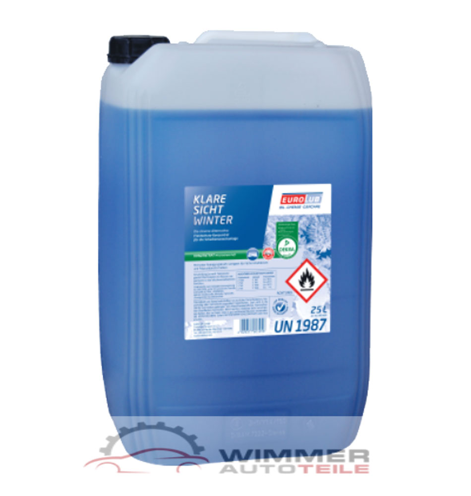 25 Liter EUROLUB Scheibenfrostschutz Winter Konzentrat Bis -60°C 25 L ...